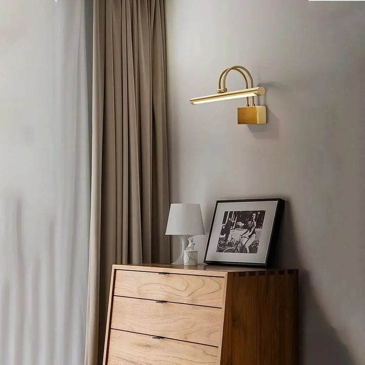 Guld Billedlys til Kunst og Spejle - Chic Design