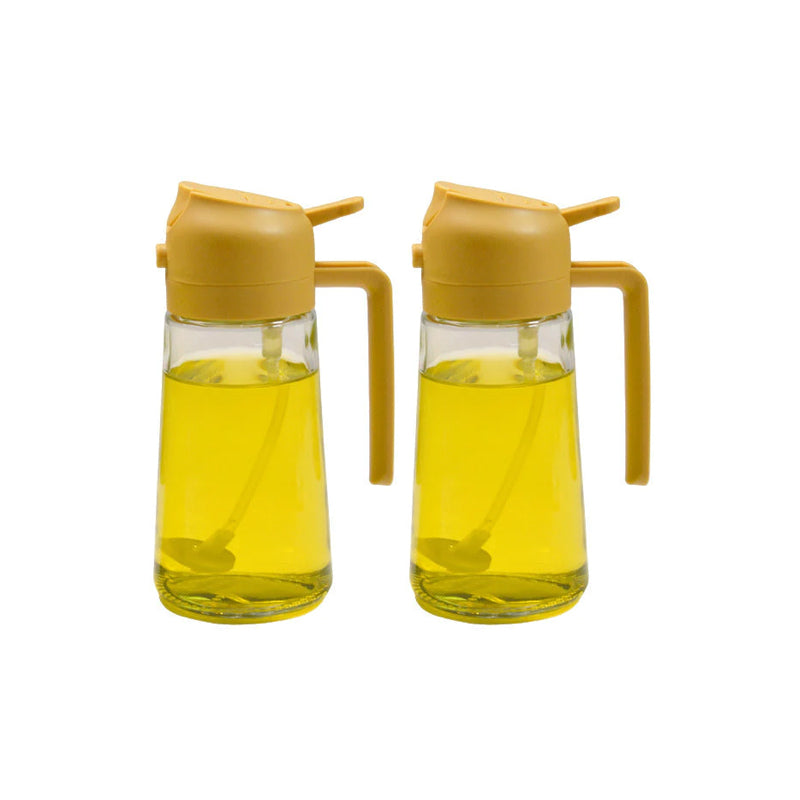 2-i-1 Glas Olie Spray og Dispenser med Præcis Dosering