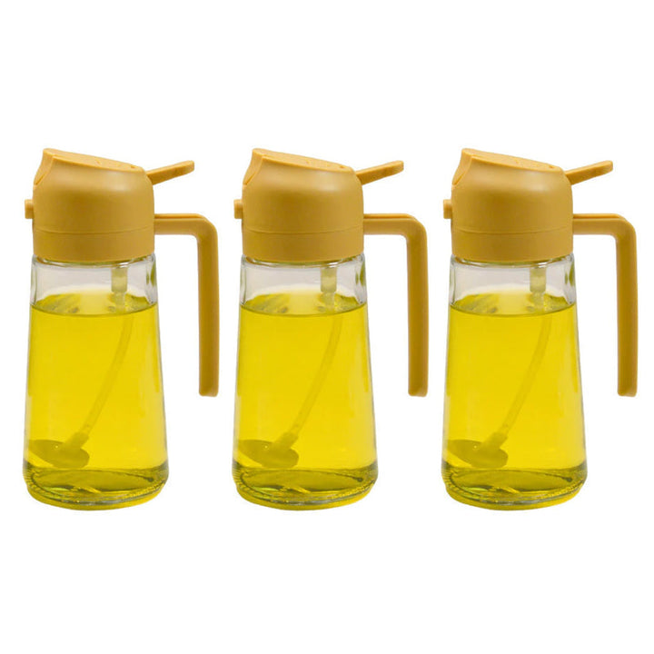 2-i-1 Glas Olie Spray og Dispenser med Præcis Dosering