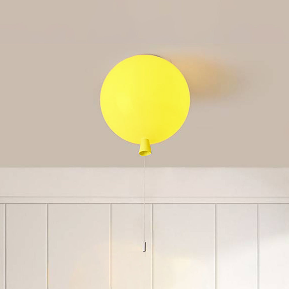 Moderne Rund LED Loftlampe i Hvid Akryl