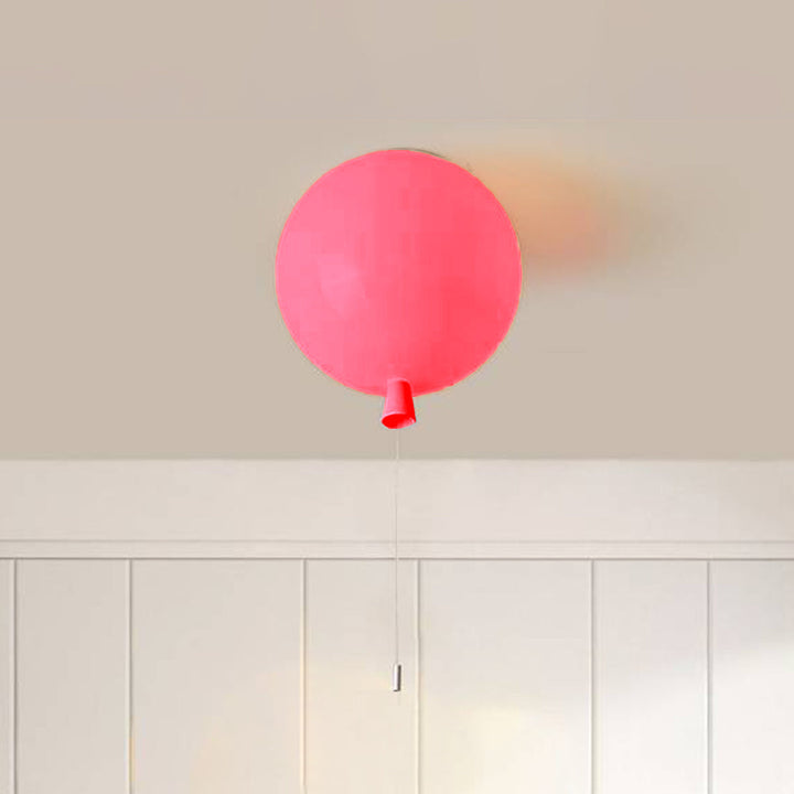 Moderne Rund LED Loftlampe i Hvid Akryl