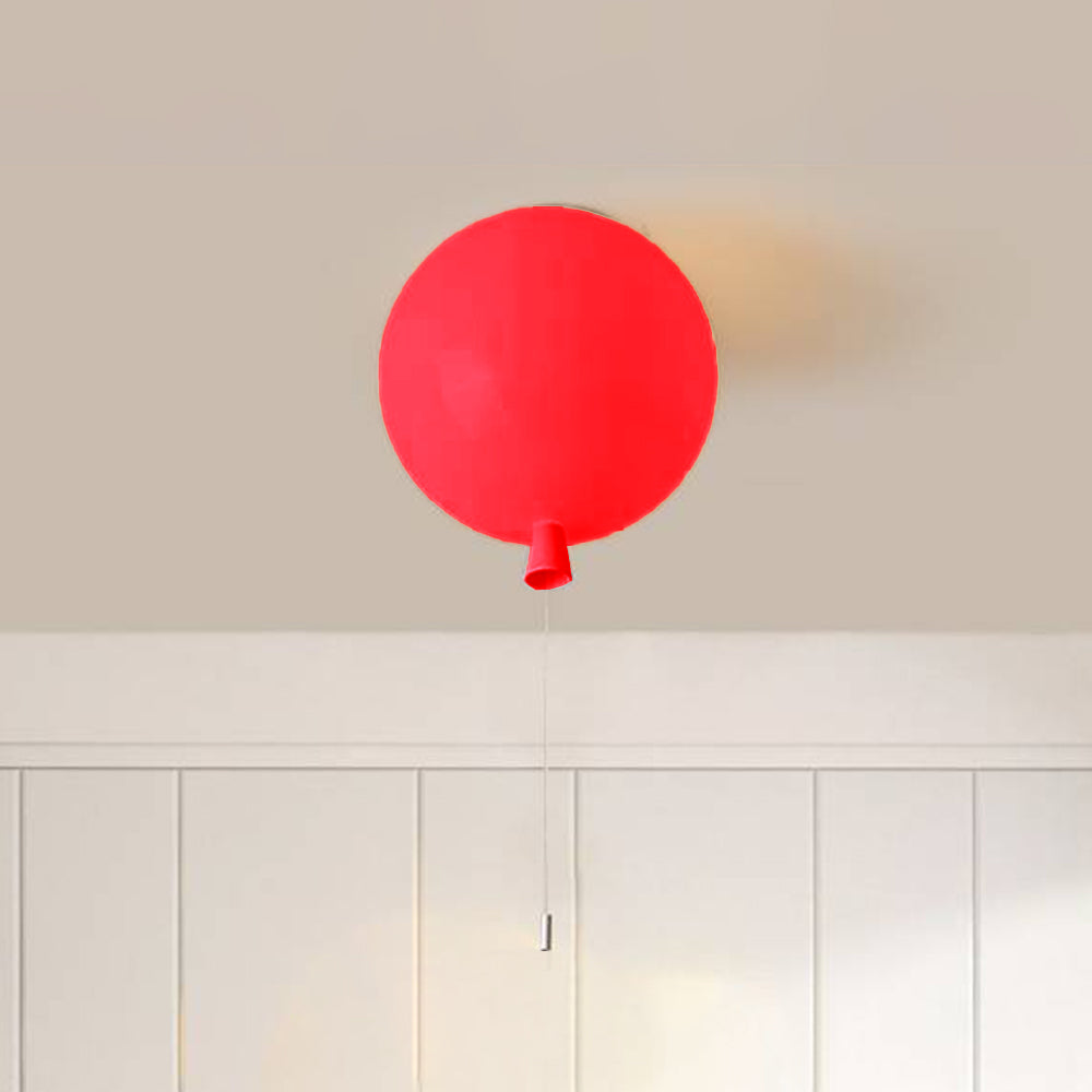 Moderne Rund LED Loftlampe i Hvid Akryl