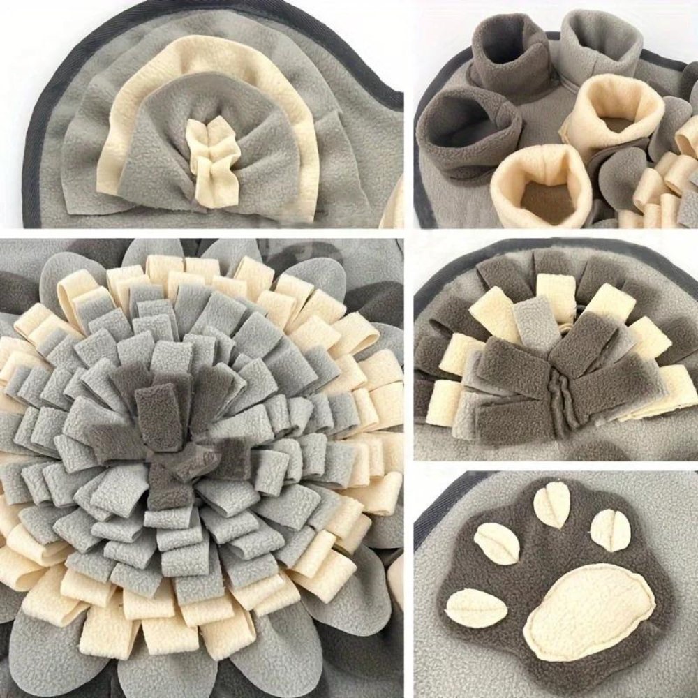 Interaktiv Snuffle Mat til Hunde - Foraging og Langsom Spisning