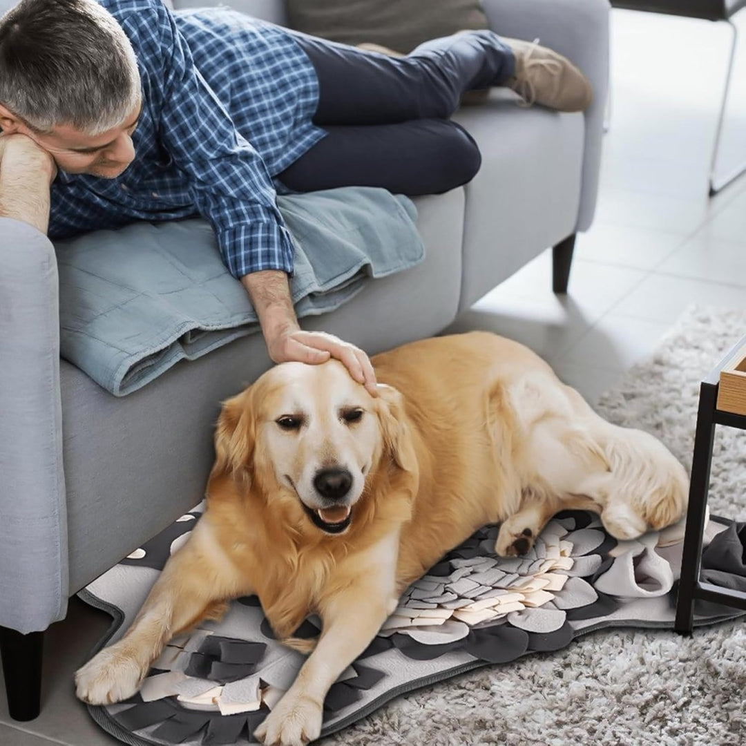 Interaktiv Snuffle Mat til Hunde - Foraging og Langsom Spisning