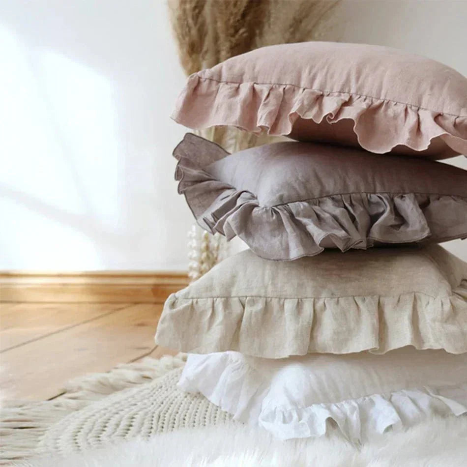Elegant Rynket Pudevar i 100% Linned