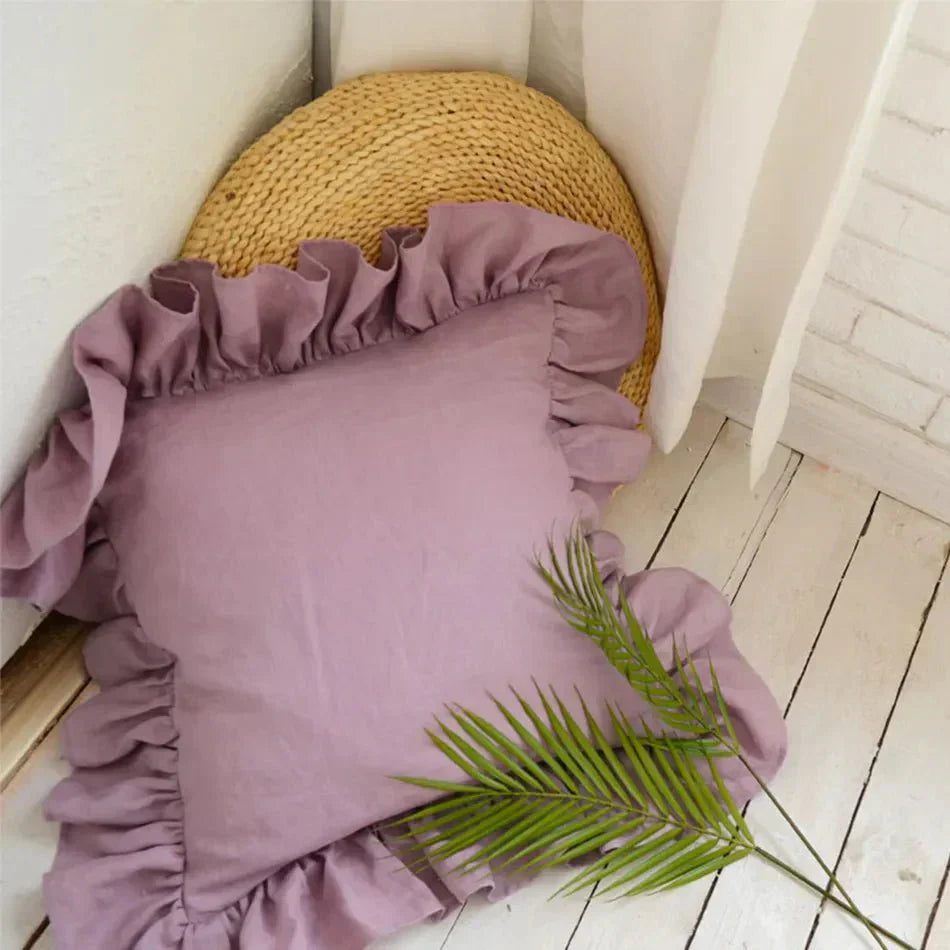 Elegant Rynket Pudevar i 100% Linned