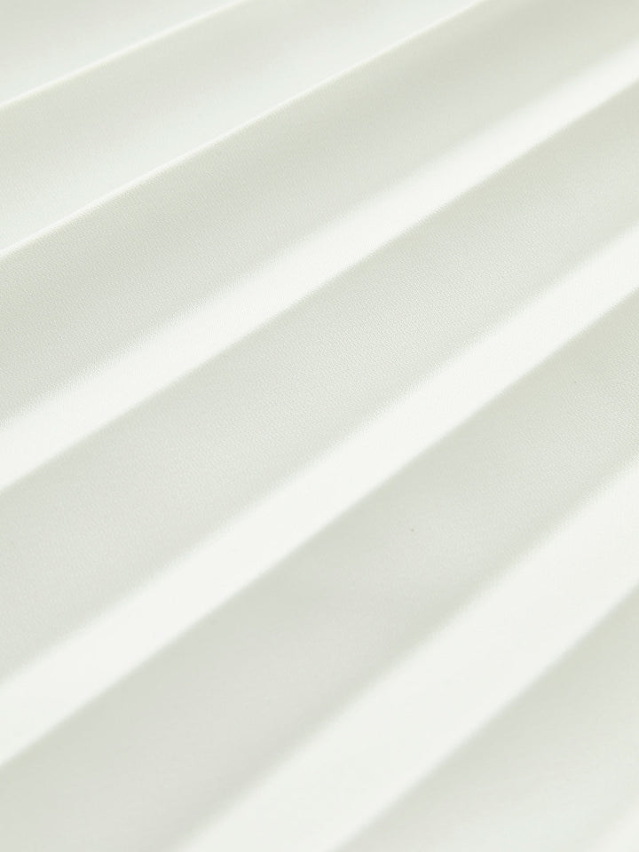 Wien | Kvinders Strapless Plisseret Maxi Kjole med Side Split
