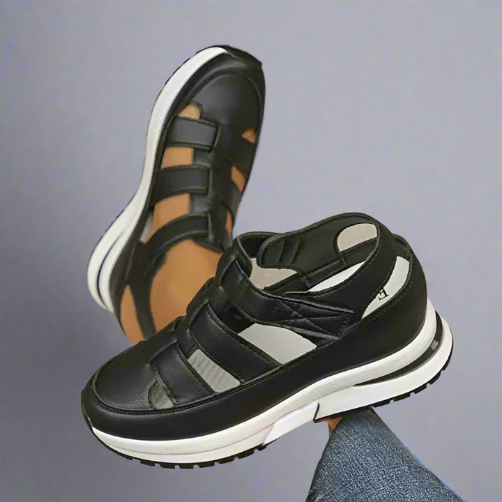 Jessica | Damernes Sport Riemen Plateau Fritidssneakers