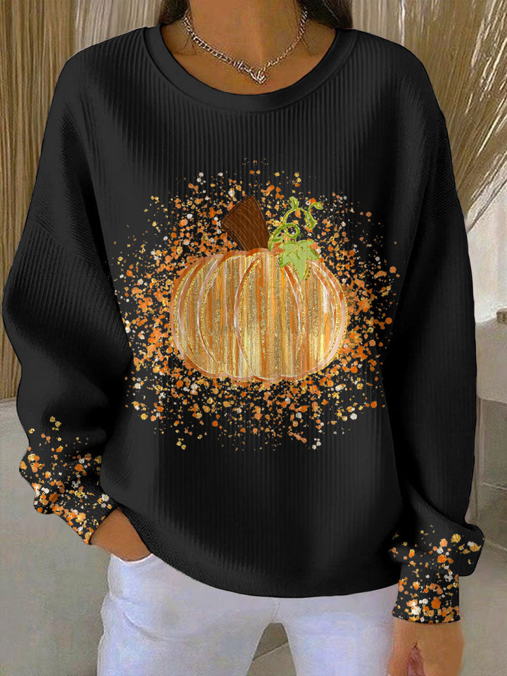 Bridgette™ | Græskar Kunst Sweatshirt