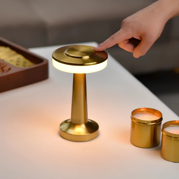 Trådløs Genopladelig LED Bordlampe med Justerbar Lysstyrke