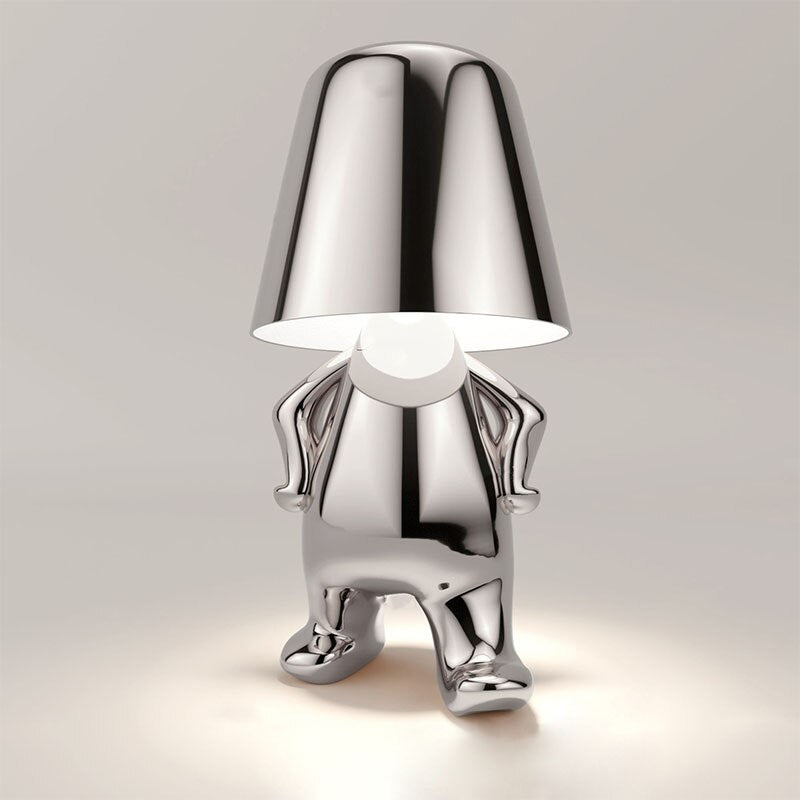 Moderne Genopladelig Bordlampe med Varmt Lys