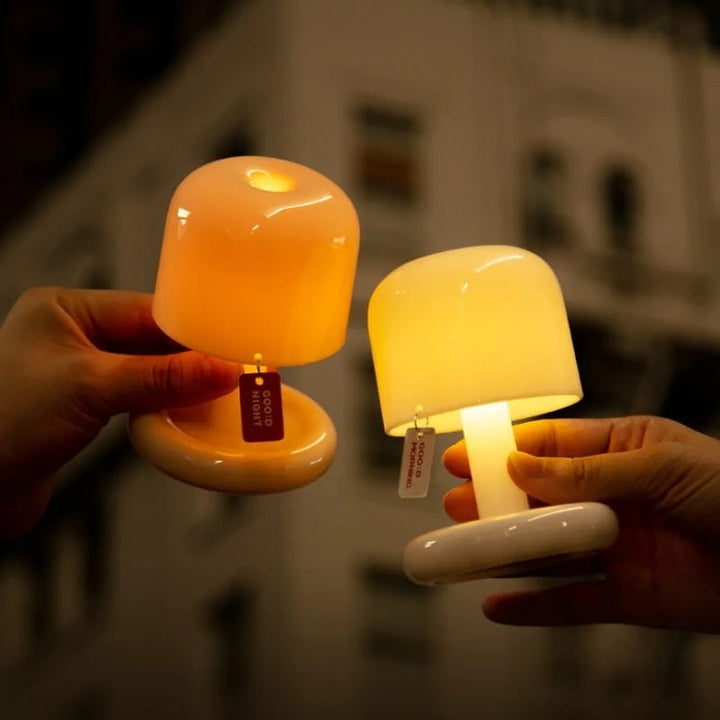 Genopladelig Bordlampe med Solnedgangslys