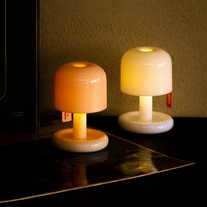Genopladelig Bordlampe med Solnedgangslys
