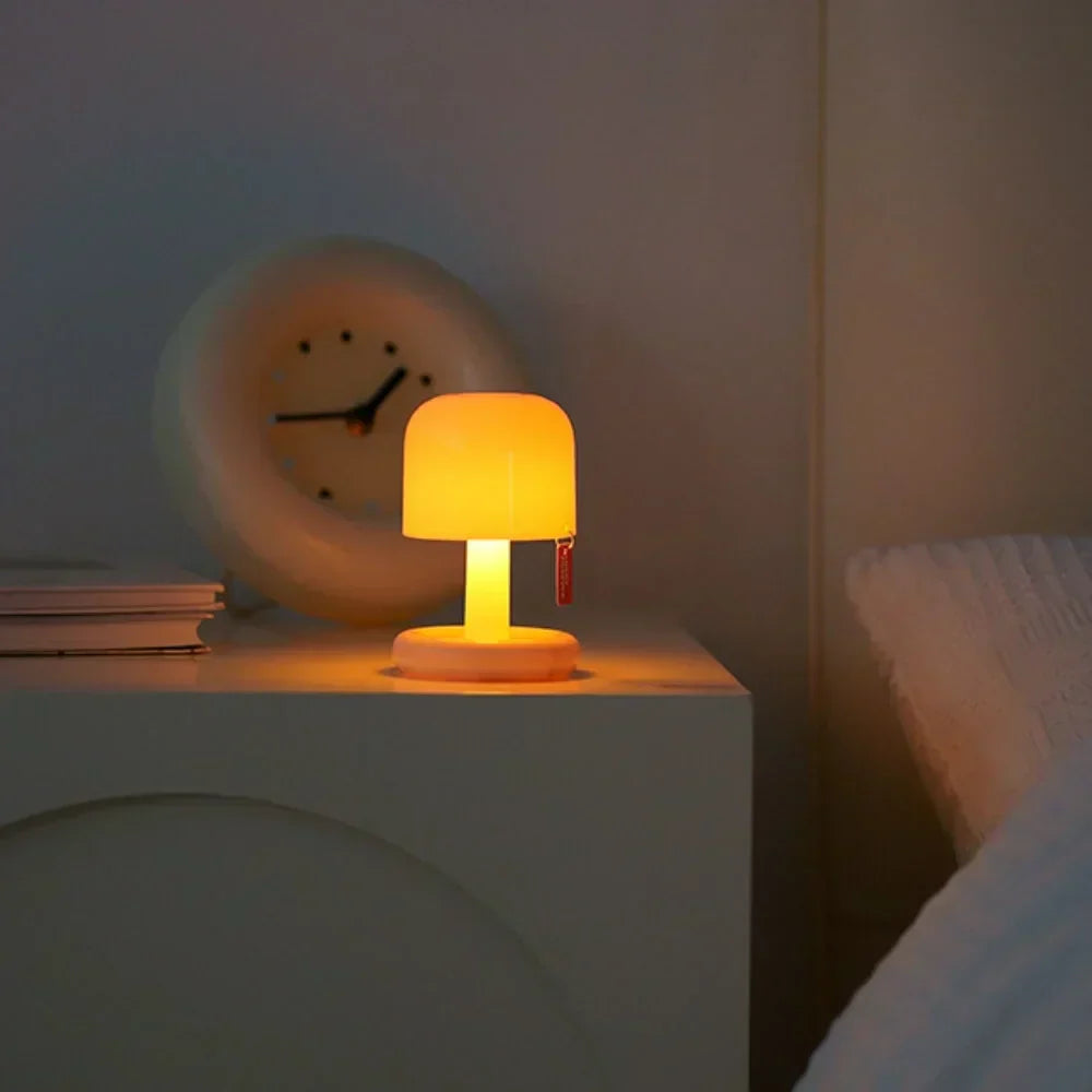 Genopladelig Bordlampe med Solnedgangslys