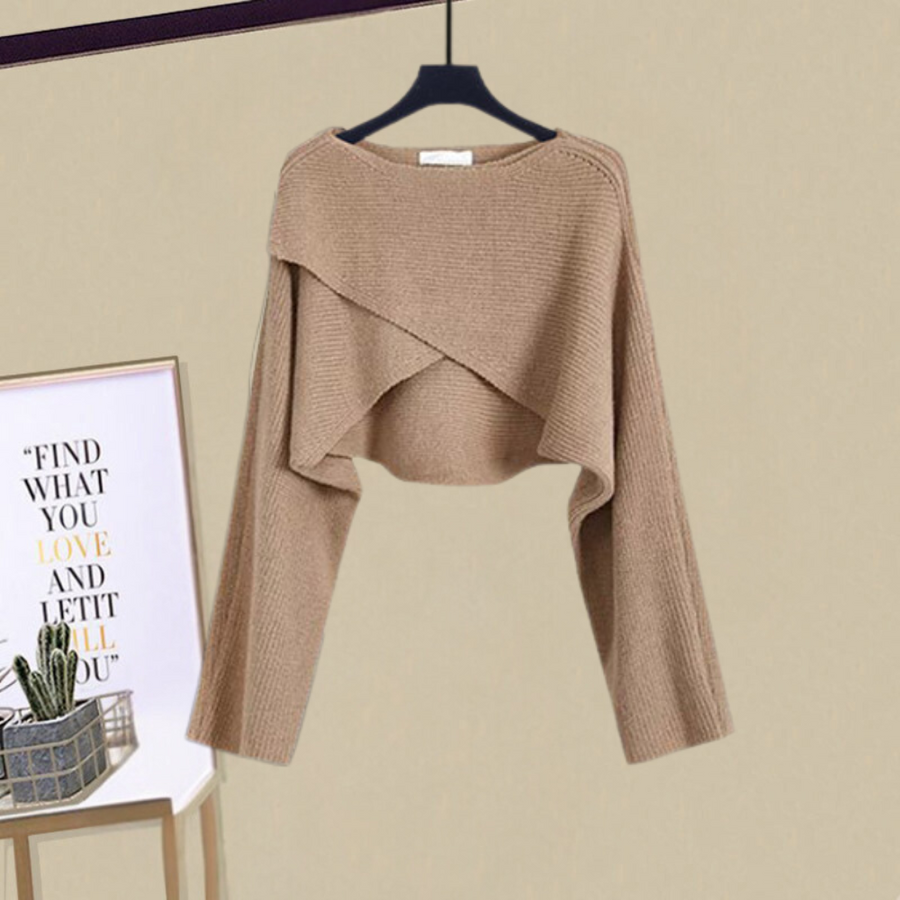 DuoChic™ | Sættet med 2-i-1 Strikkjole