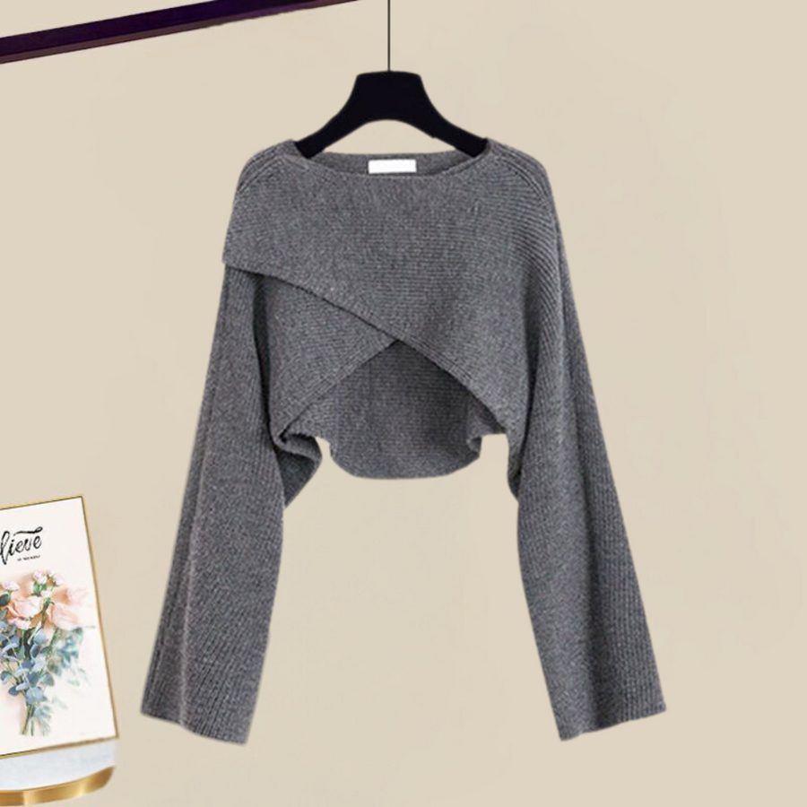 DuoChic™ | Sættet med 2-i-1 Strikkjole