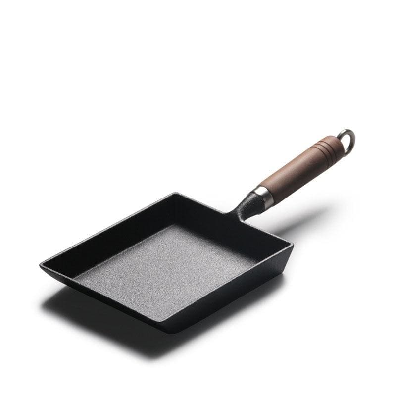 Støbejerns Tamagoyaki Gryde med Non-Stick Belægning