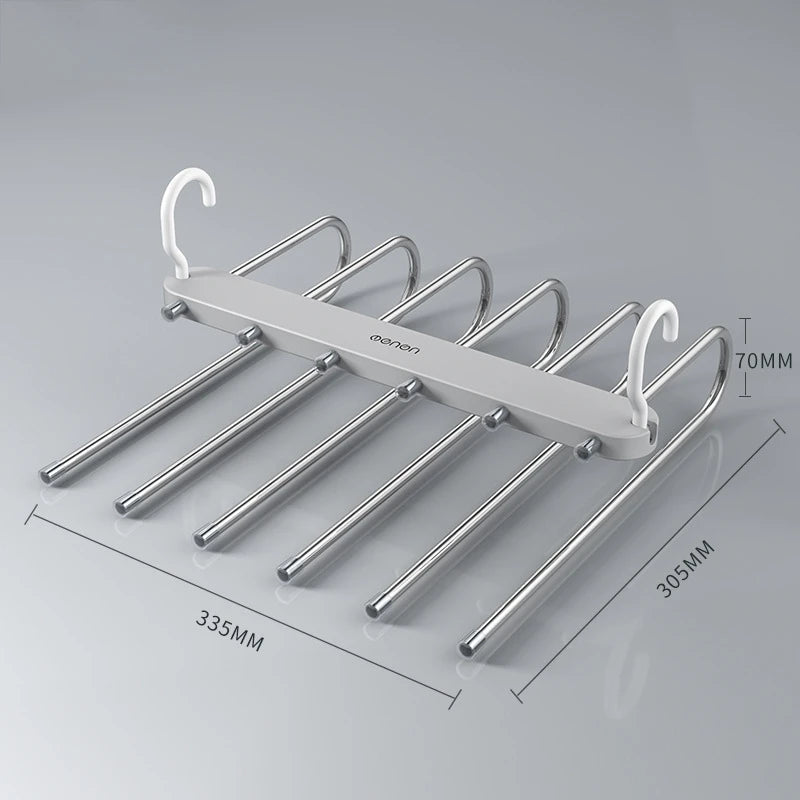 Justerbar 6-i-1 Bukser og Slips Organizer