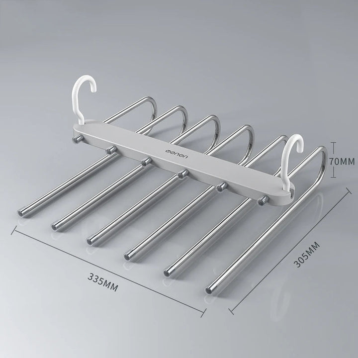 Justerbar 6-i-1 Bukser og Slips Organizer