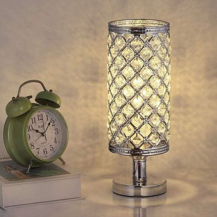 Moderne LED Bordlampe med Touch Control og Frostet Glas