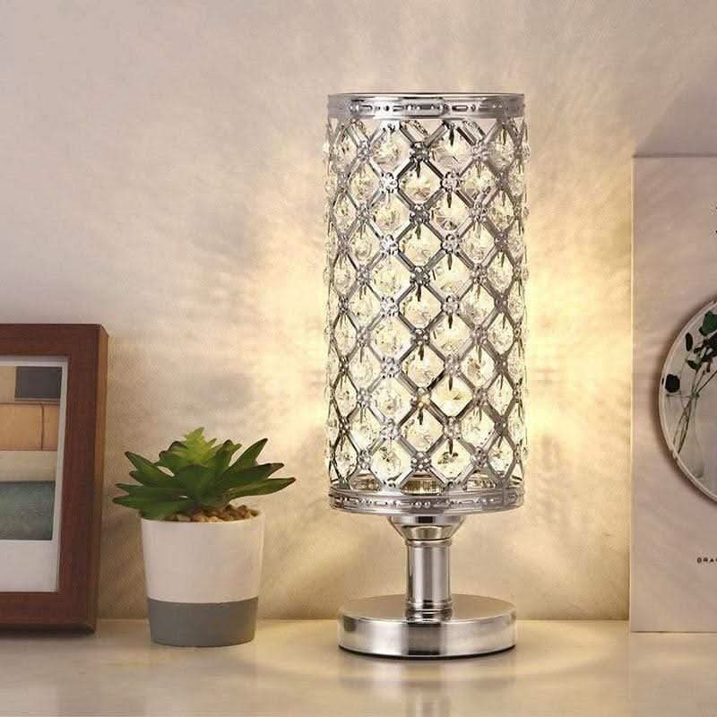 Moderne LED Bordlampe med Touch Control og Frostet Glas