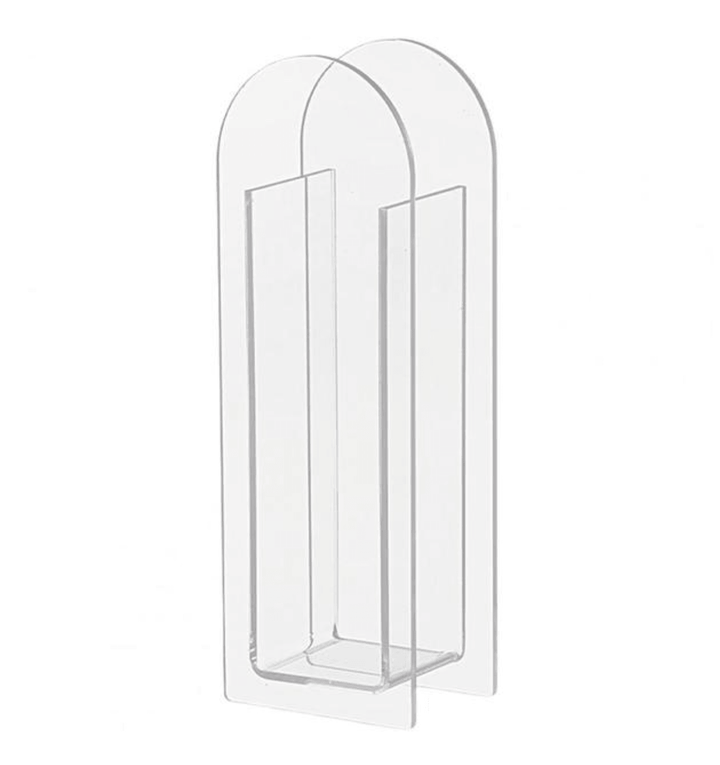Transparent Akryl Blomster Vase til Friske og Tørrede Arrangementer