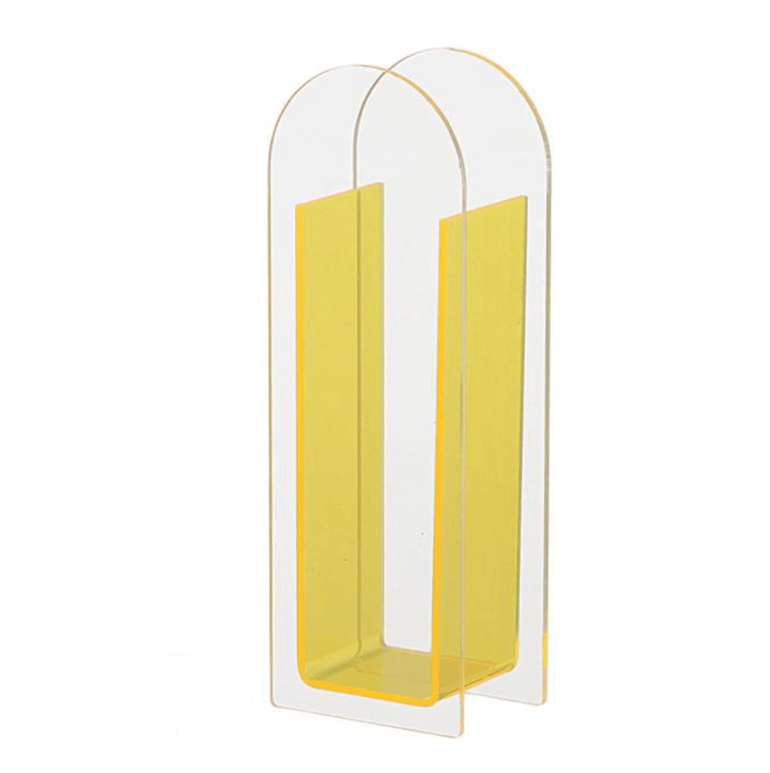 Transparent Akryl Blomster Vase til Friske og Tørrede Arrangementer