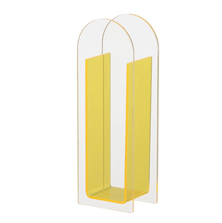 Transparent Akryl Blomster Vase til Friske og Tørrede Arrangementer