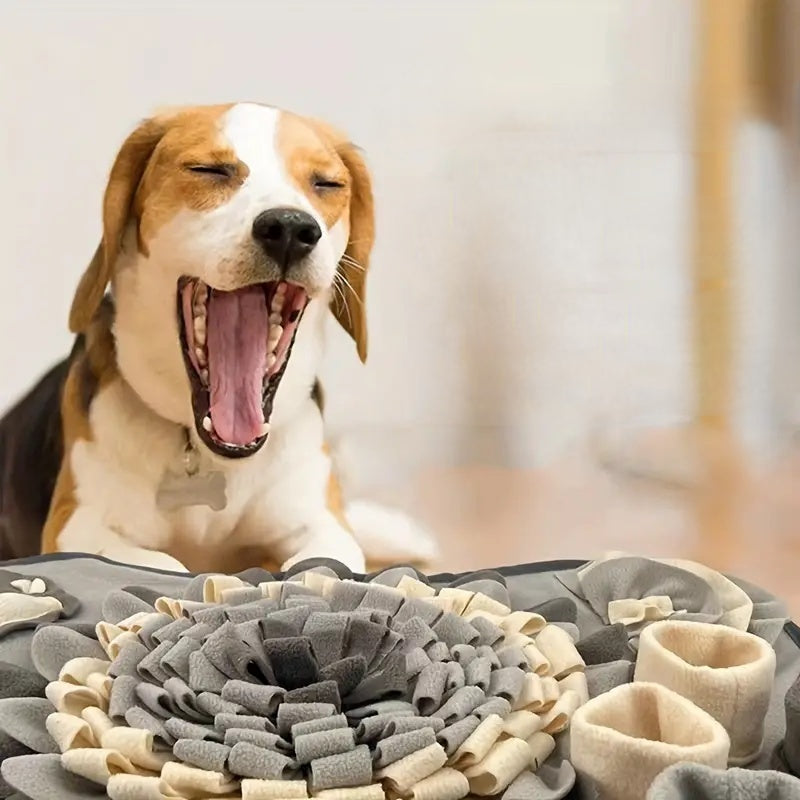 Interaktiv Snuffle Mat til Hunde - Langsom Fodring og Mental Stimulation