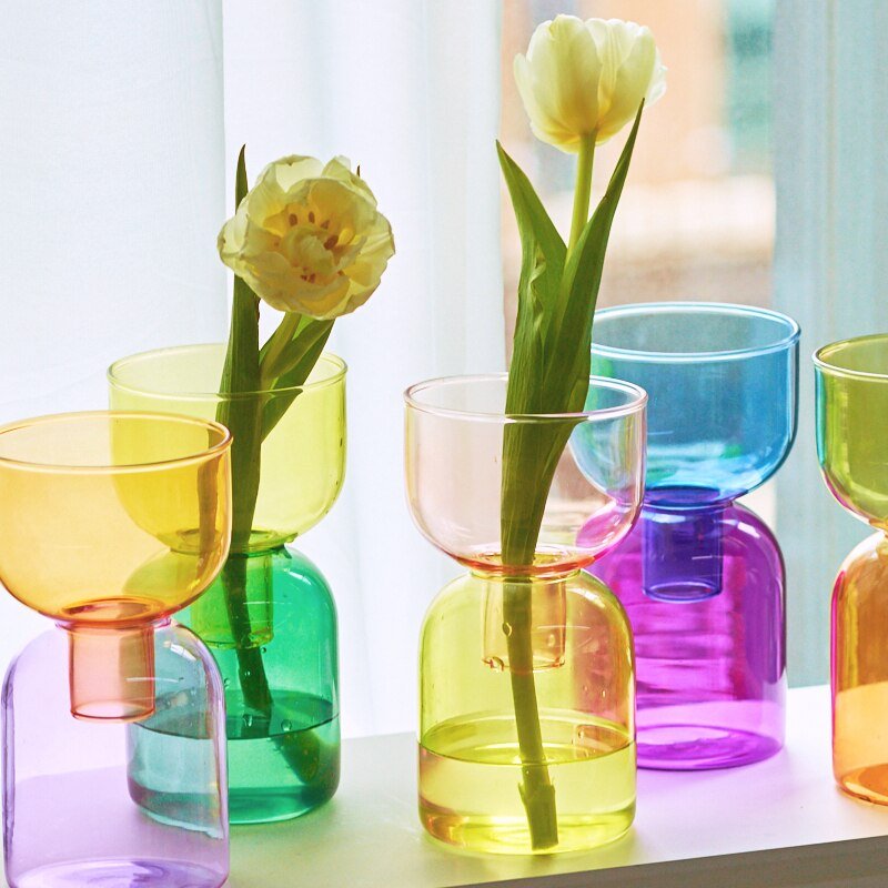 Mini Glas Terrarium Sæt til Hydroponiske Planter
