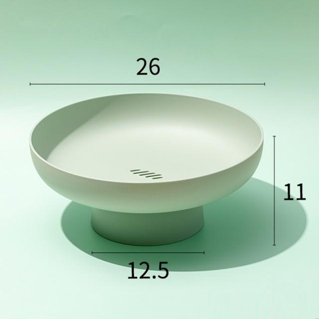 Pastel Rund Serveringsbakke i Plast