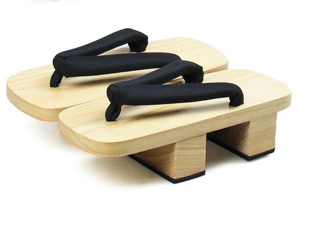 Japanske Geta Træsko med Åndbar Gummisål og Komfortabelt Design
