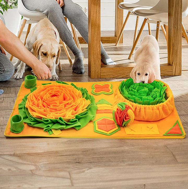 Interaktiv Snuffle Mat til Hunde i Blødt Bomuld