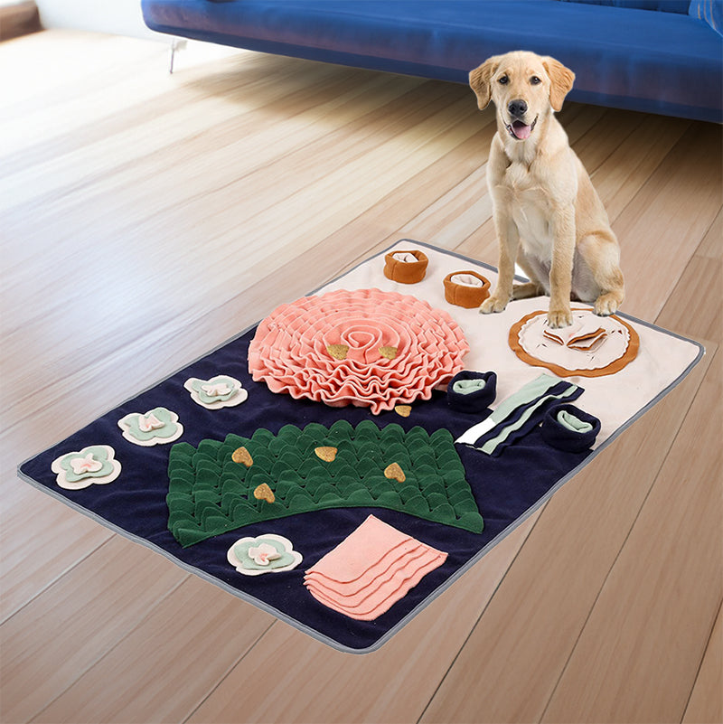 Interaktiv Snuffle Mat til Hunde i Blødt Bomuld