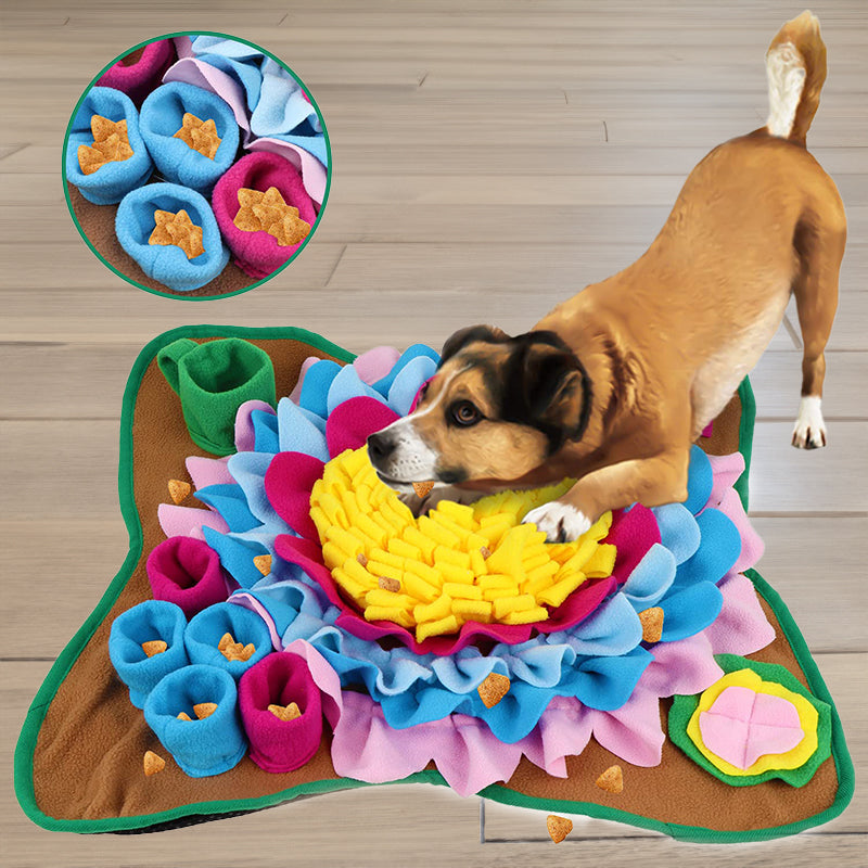 Interaktiv Snuffle Mat til Hunde i Blødt Bomuld