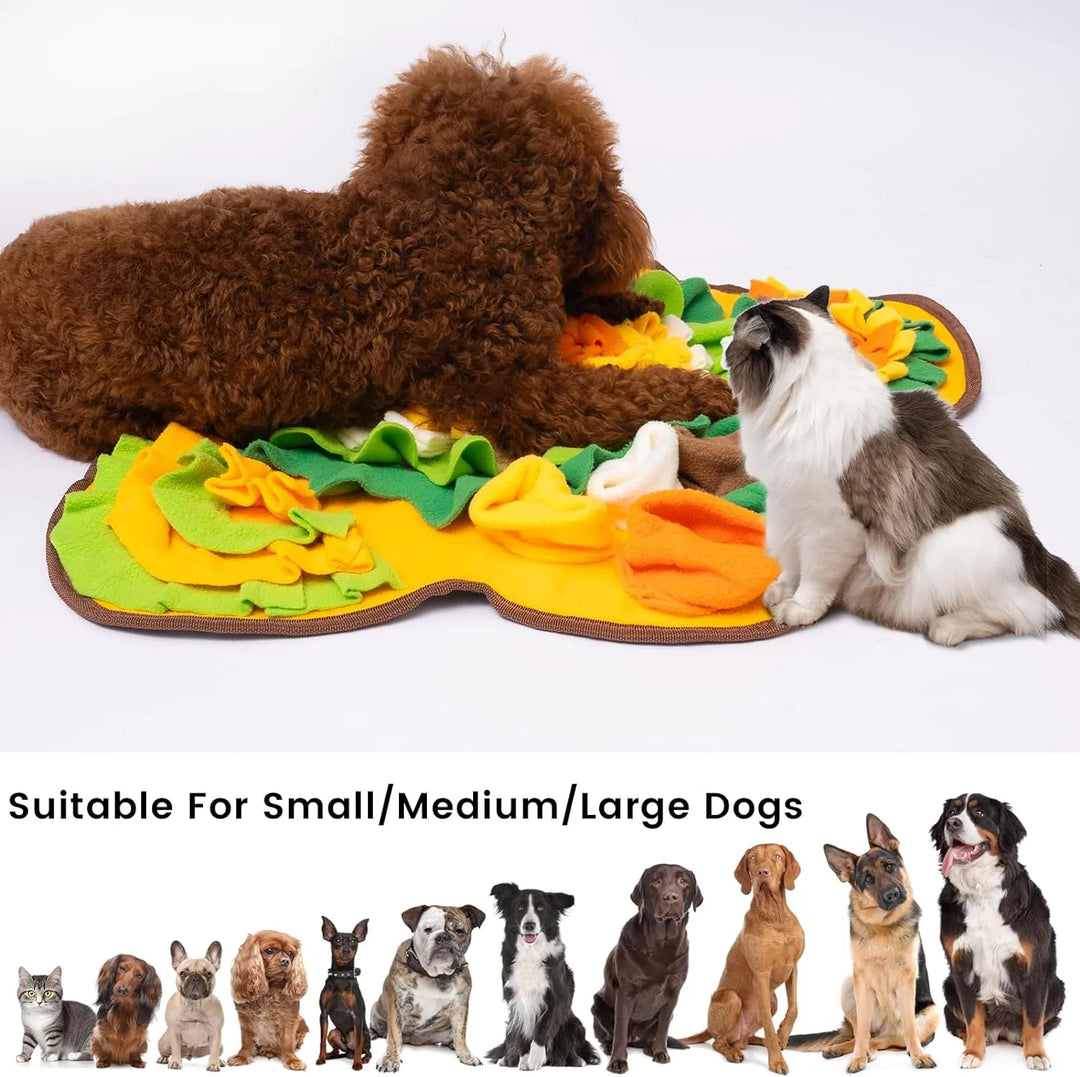 Interaktiv Snuffle Mat til Hunde i Blødt Bomuld