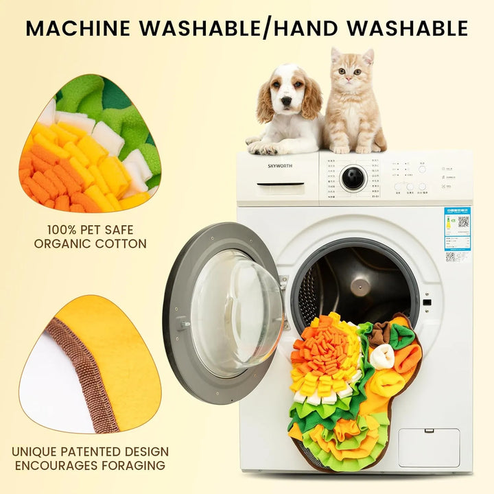 Interaktiv Snuffle Mat til Hunde i Blødt Bomuld