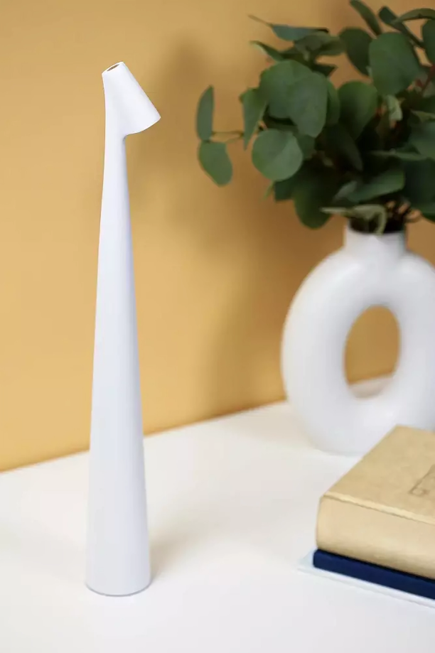 Genopladelig Bærbar LED Bordlampe i Aluminium med Justerbar Lysstyrke