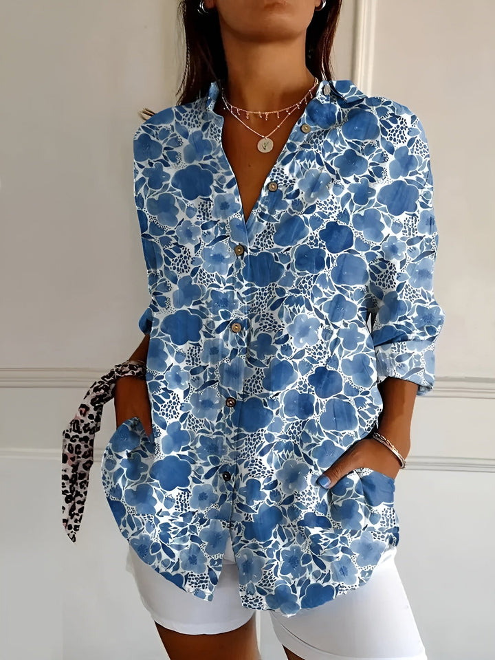 Avril™ | Chic Bluse med Legende Print