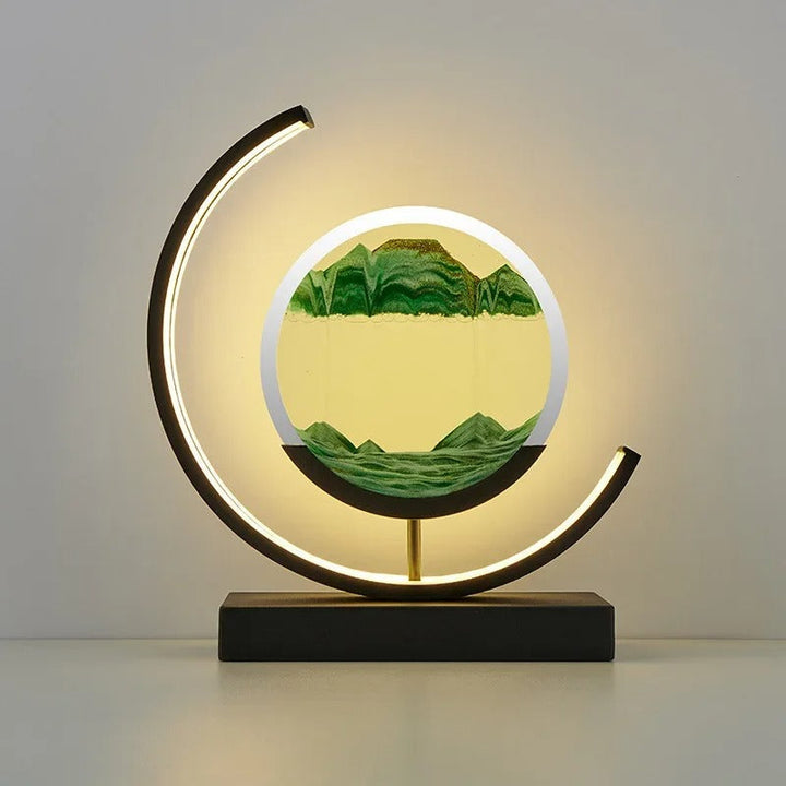 Sandscape LED Lampe med Dynamisk Sandkunst