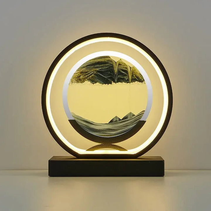 Sandscape LED Lampe med Dynamisk Sandkunst