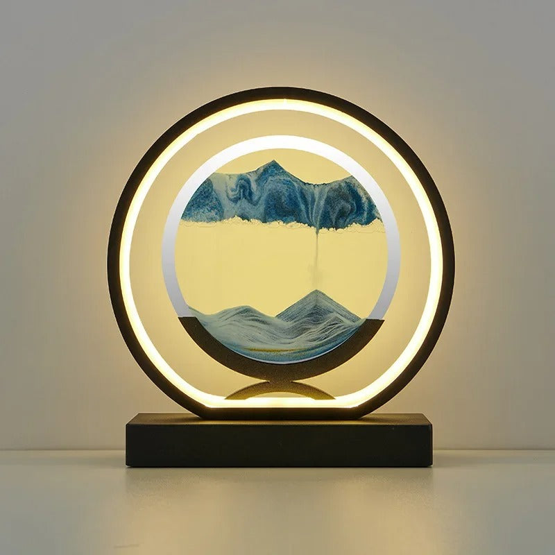 Sandscape LED Lampe med Dynamisk Sandkunst