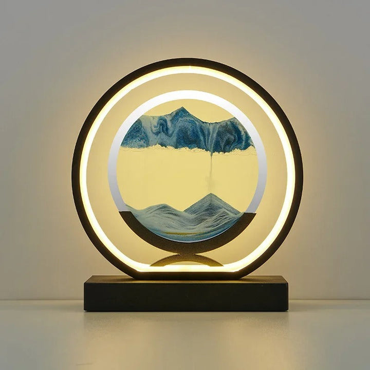 Sandscape LED Lampe med Dynamisk Sandkunst