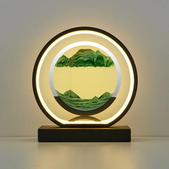 Sandscape LED Lampe med Dynamisk Sandkunst