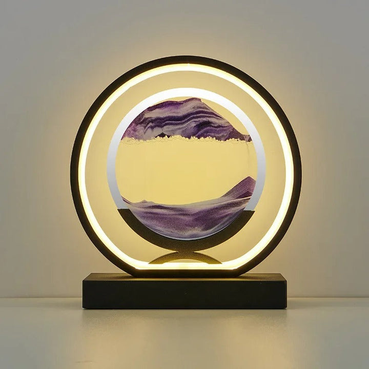 Sandscape LED Lampe med Dynamisk Sandkunst