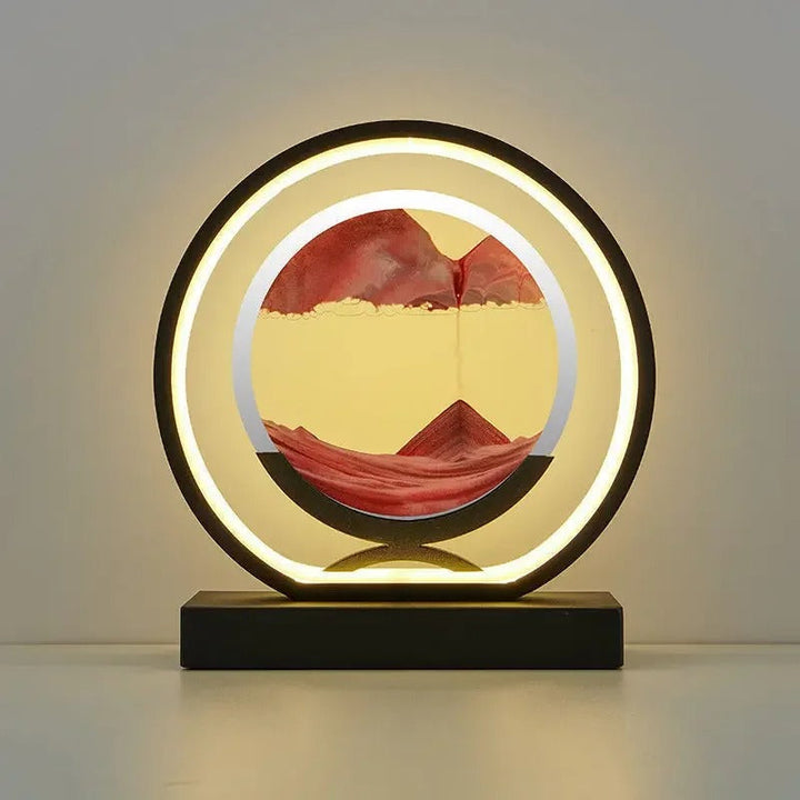 Sandscape LED Lampe med Dynamisk Sandkunst