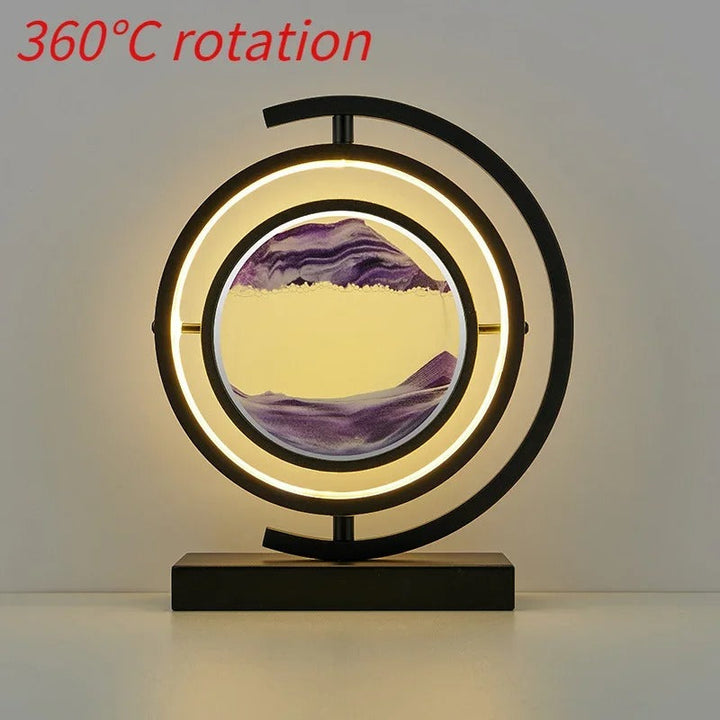 Sandscape LED Lampe med Dynamisk Sandkunst