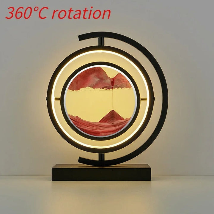 Sandscape LED Lampe med Dynamisk Sandkunst