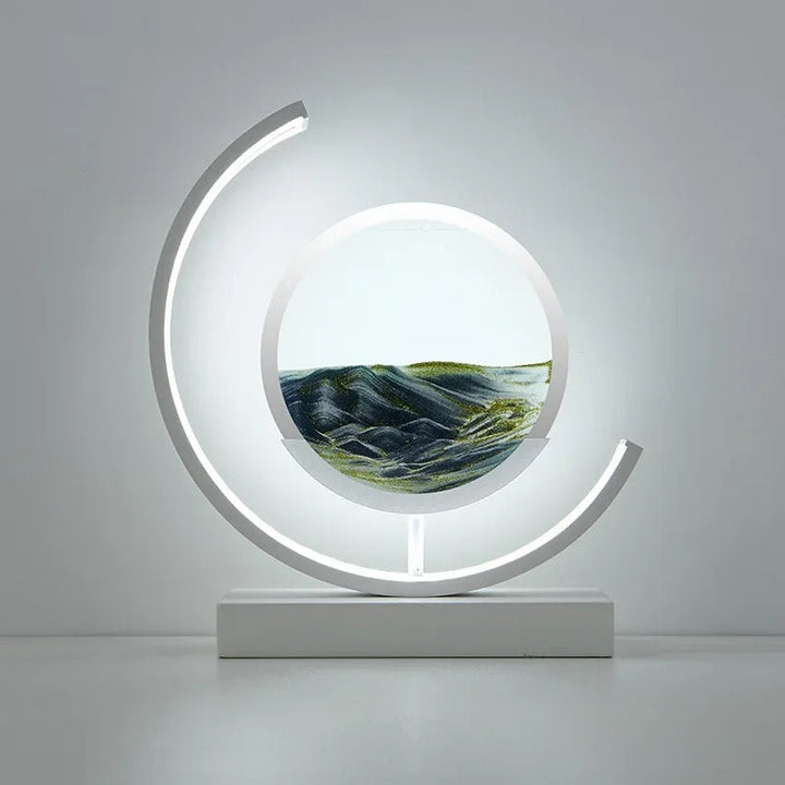 Sandscape LED Lampe med Dynamisk Sandkunst