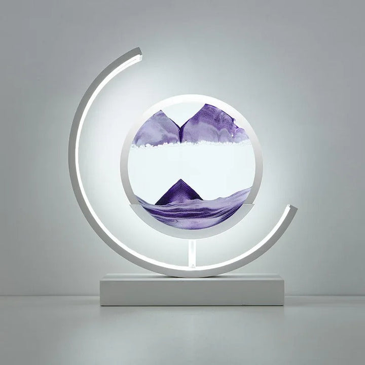 Sandscape LED Lampe med Dynamisk Sandkunst